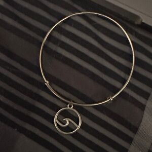 Pura Vida Silver Wave Charm Bracelet